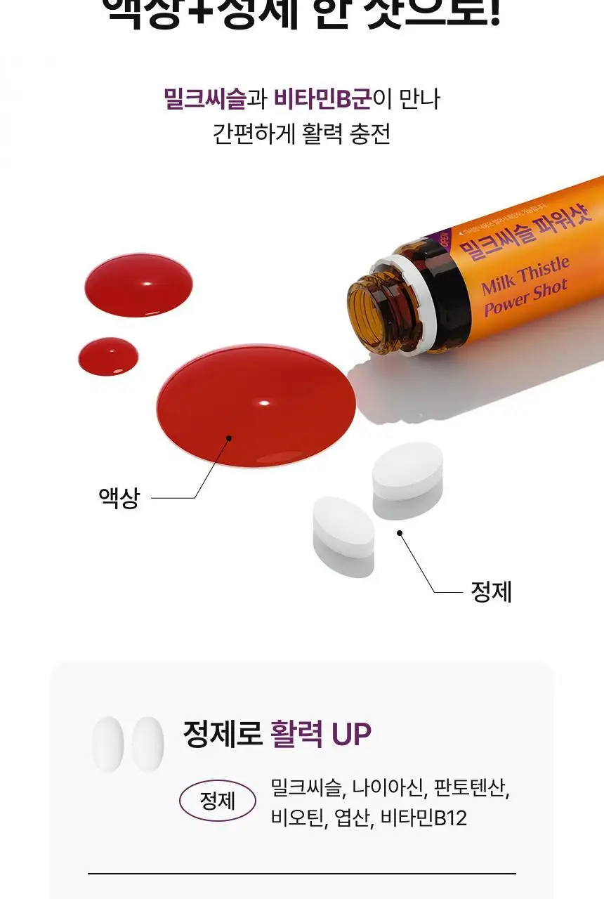 [1+1] 비비랩 밀크씨슬 파워샷 1개입 상세페이지 7